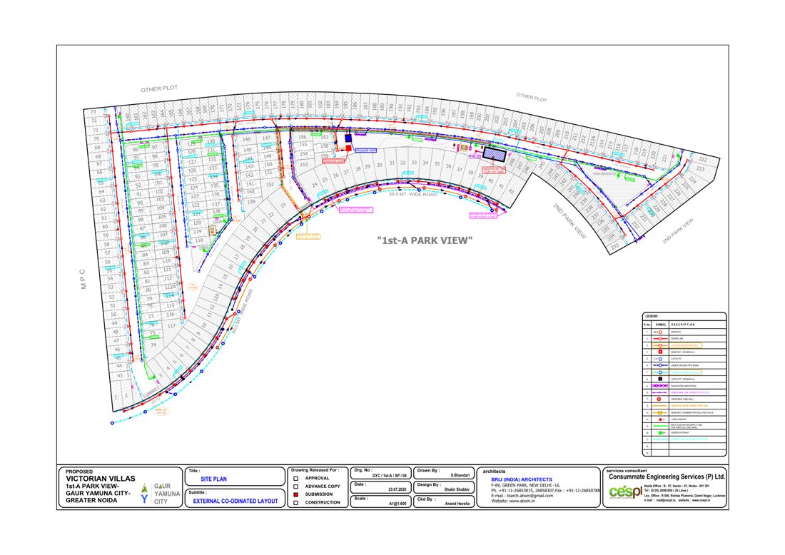 "1st - A Park View" - Gaur Yamuna City